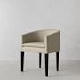 Chestnut Upholstered Dining Armchair