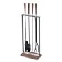 Hampton Walnut Fireplace Tool Set