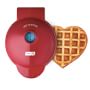 Dash Mini Waffle Maker, Heart, Red