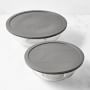 Pyrex 4-Piece Bowl set with Grey Lids (2 bowls, 2 lids)