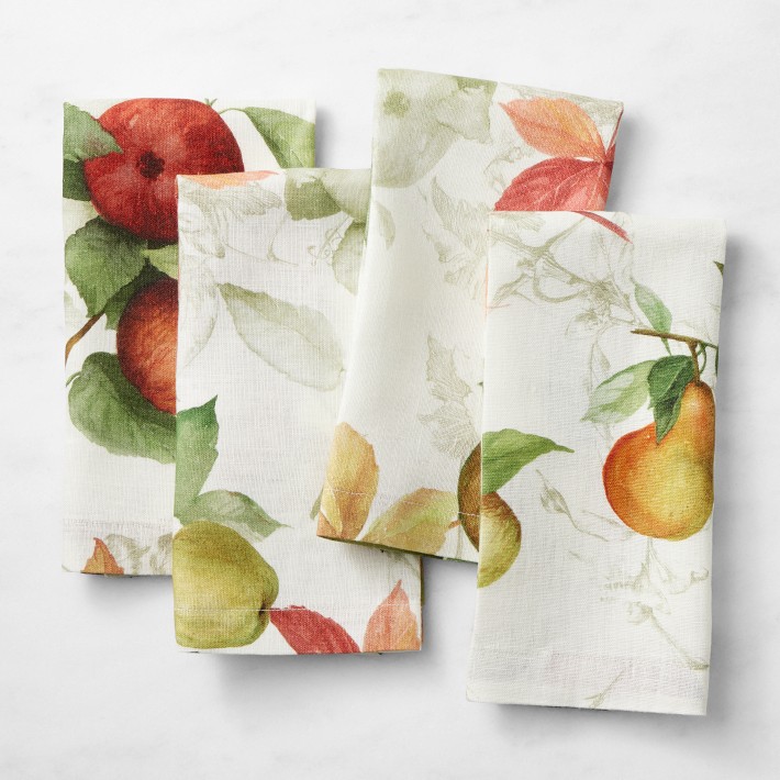 Calvados Napkins, Set of 4, Apple