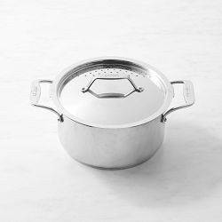All-Clad Simply Strain Stainless-Steel Multipot with Strainer, 6-Qt.