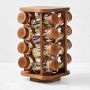 Hold Everything Revolving Spice Rack, Walnut Finish