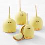 Mini Chick Caramel Apples, Set of 4