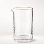 Gold Rim Mixing Glass