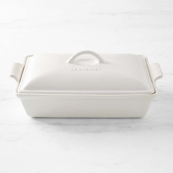 Le Creuset Heritage Stoneware Rectangular Covered Casserole, 4-Qt.