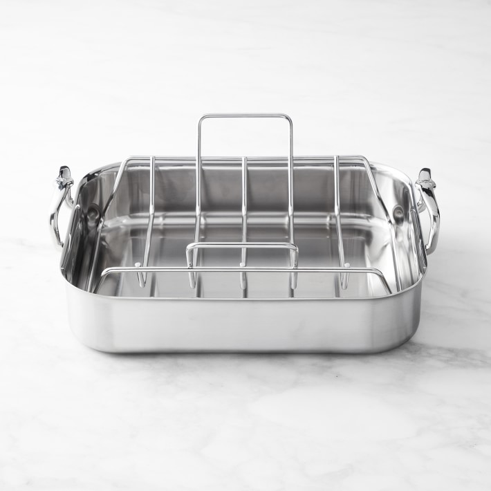 Hestan Provisions Stainless-Steel Classic Roaster with Rack