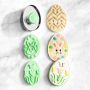 Williams Sonoma Easter Egg Stamp Cookie Cutters, Set of 3