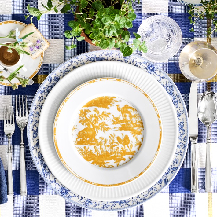 English Floral Charger