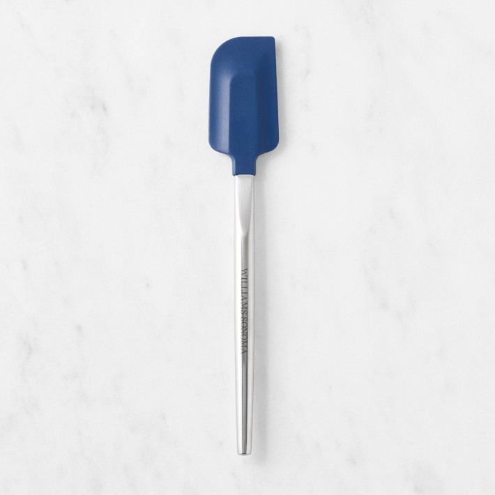 Williams Sonoma Silicone Spatula with Stainless-Steel Handle, Navy