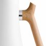 Matte White with Maple Wood