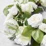 UV Protected Garden Lattice Faux Wreath, 26&quot;