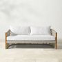Pasadena Outdoor Teak and Rope Sofa (76&quot;)