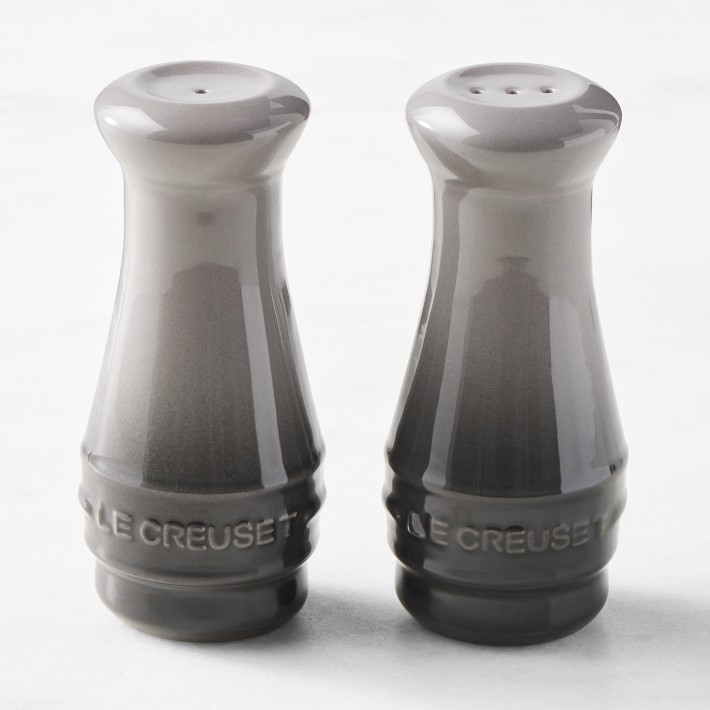 Le Creuset Salt & Pepper Shakers in Oyster