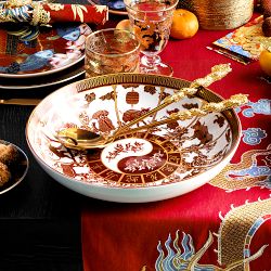 Lunar Dragon Embroidered Table Runner