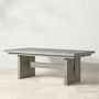 San Clemente Outdoor Grey Teak Rectangular Dining Table (84&quot;)