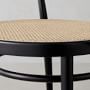 Ton 30 Caned Dining Armchair, Black
