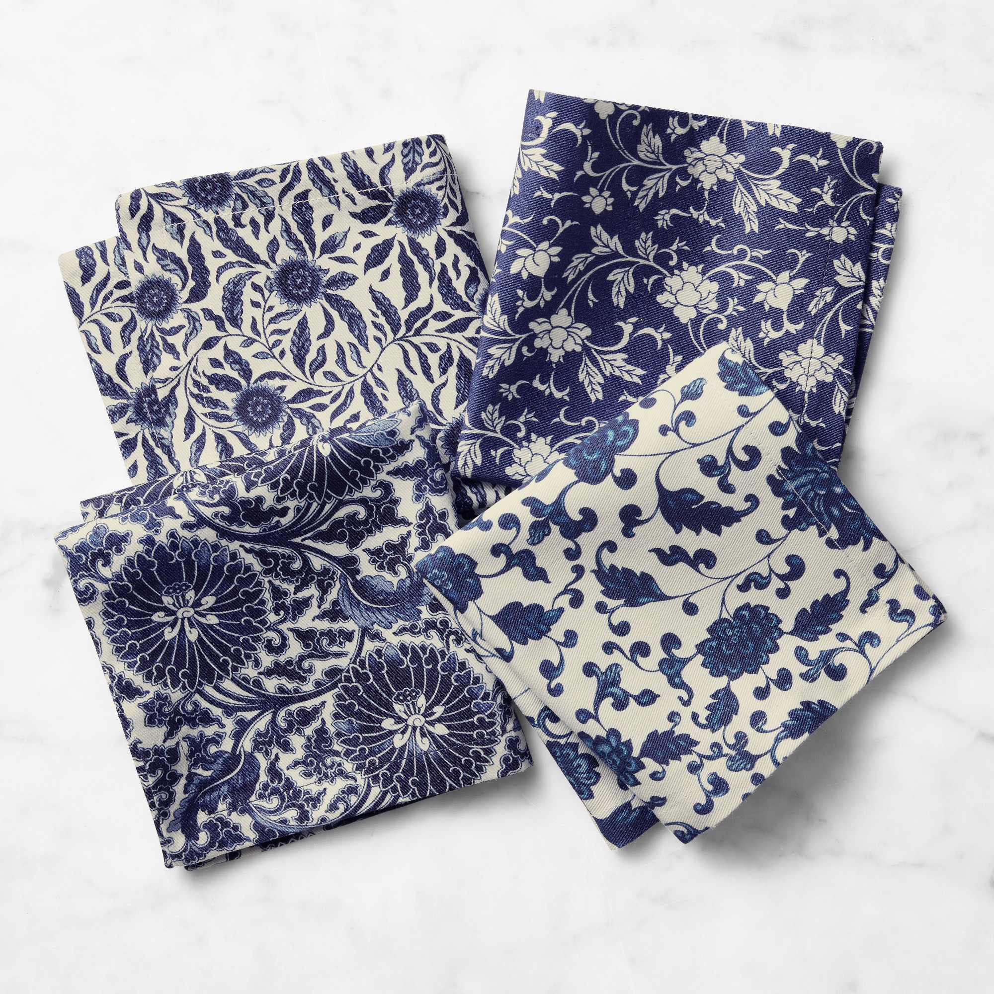 Marlo Thomas x Williams Sonoma Cockail Napkins, Set of 4