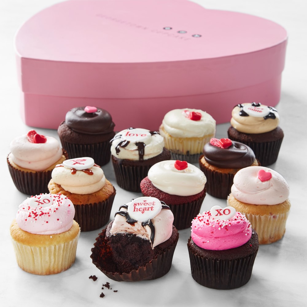 Georgetown Cupcake Valentine's Day Cupcakes in Heart Box