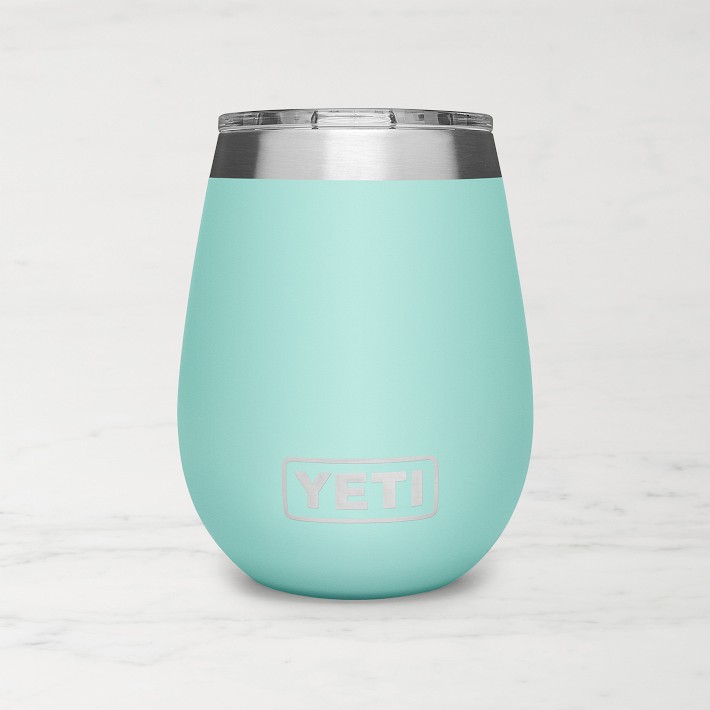 YETI Rambler Wine Tumbler with MagSlider Lid, Seafoam