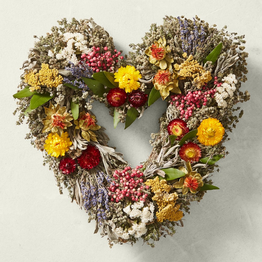 Farmer's Market Heart Wreath
