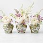 Famille Rose Bud Vases, Set of 3