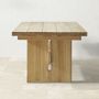 San Clemente Outdoor Natural Teak Rectangular Dining Table (84&quot;)