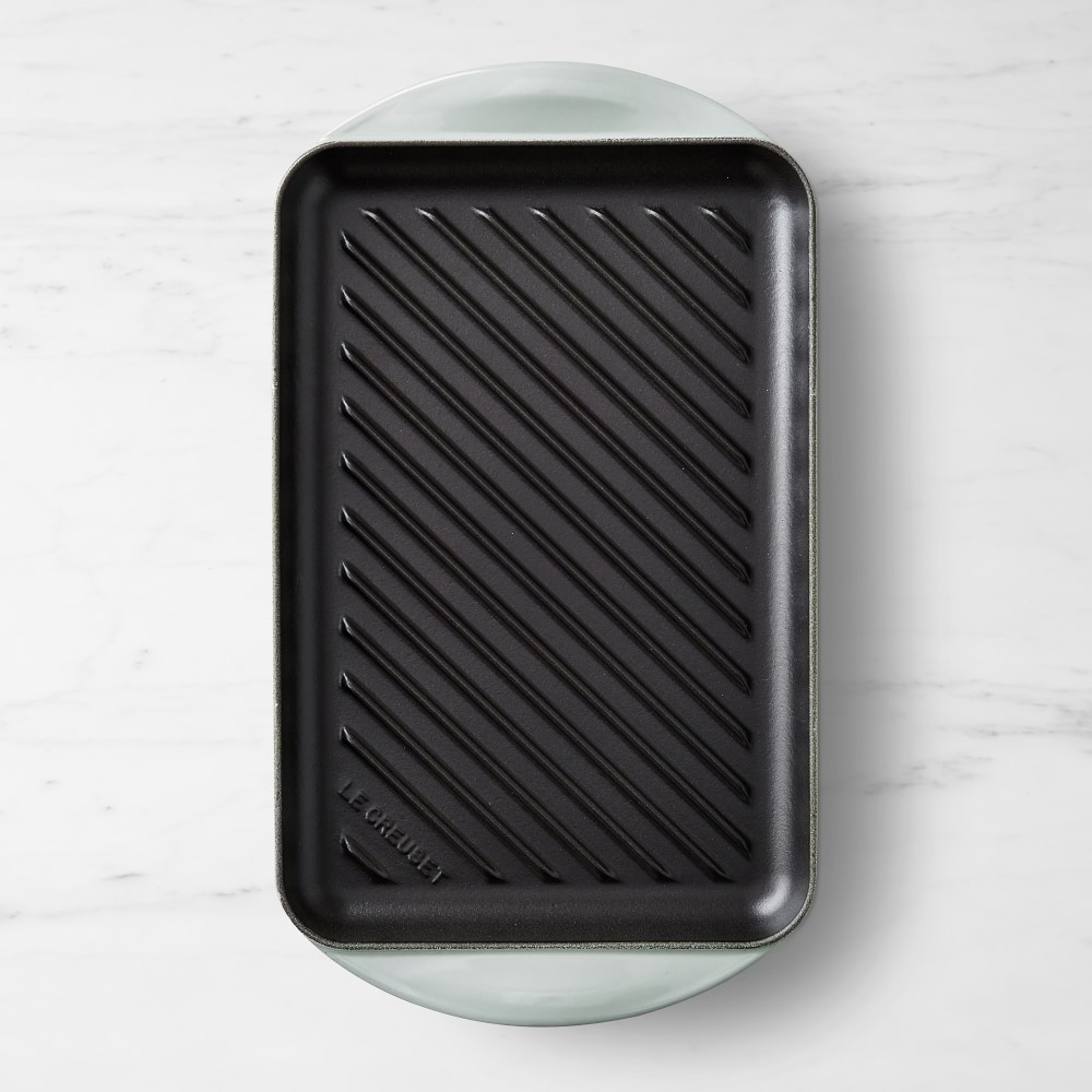 Le Creuset Enameled Cast Iron Skinny Grill-French Grey
