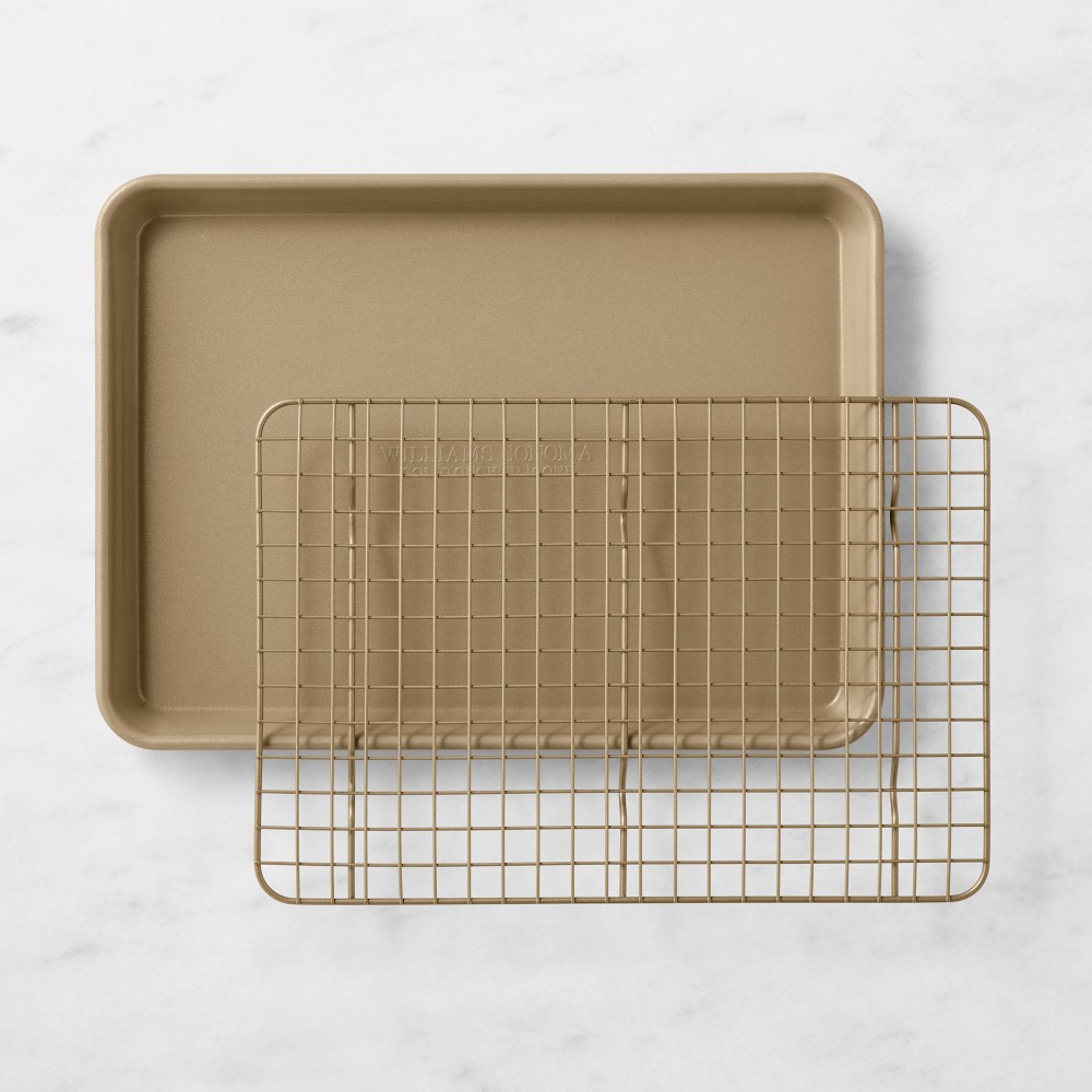 Williams Sonoma Goldtouch Silicone Nonstick Quarter Sheet Pan with Rack