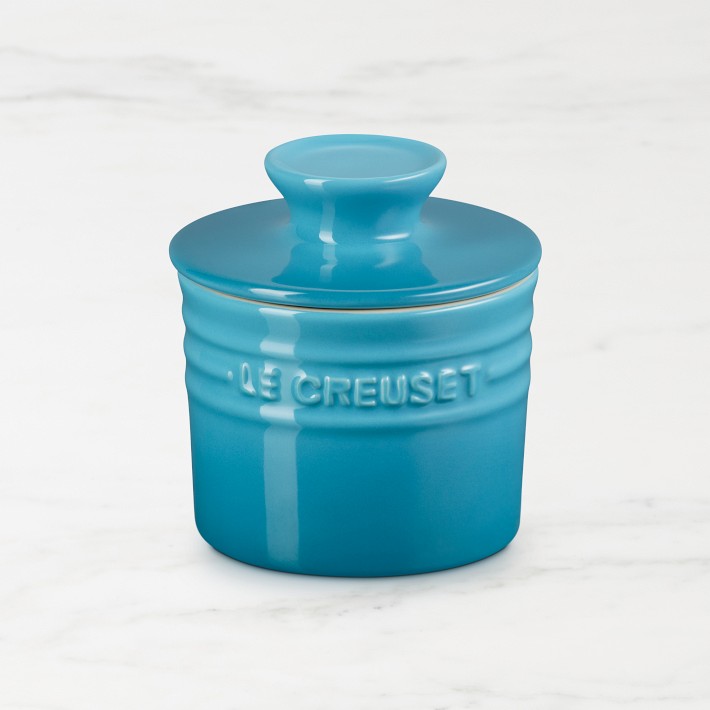 Le Creuset Stoneware Butter Crock, Caribbean