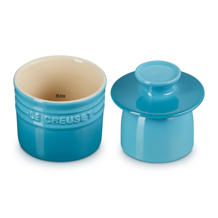 Le Creuset Stoneware Butter Crock - Color: Marseille