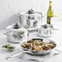 Ruffoni Opus Prima Hammered Stainless-Steel 7-Piece Cookware Set