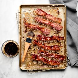 Williams Sonoma Goldtouch&#174; Pro Nonstick Non Corrugated Three Quarter Sheet with Cooling Rack