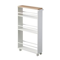 Yamazaki Home Slim Rolling Storage Cart with Handle