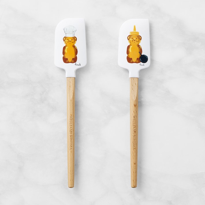 fnnch Honey Bear Mini Spatula, Set of 2