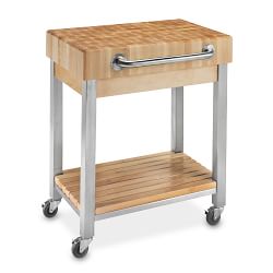 John Boos End-Grain Butcher Block Classic Kitchen Cart (30&quot;)
