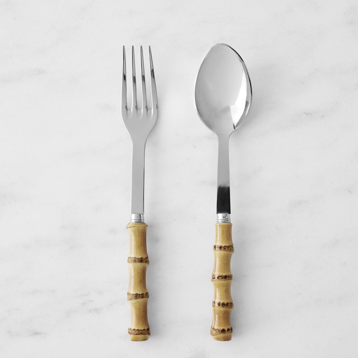 Light Bamboo Serving Set