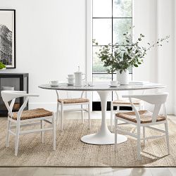 Tulip Oval Pedestal Dining Table (70&quot;)