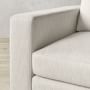 Carlton Square Arm 3-Piece L-Shape Sectional (131&quot;-135&quot;)