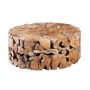 Sliced Teak Round Coffee Table (39&quot;)