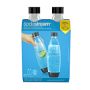 SodaStream 1L Slim Dishwasher Safe Bottles Twin Pack