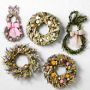 Easter Blossom Neutral Live Wreath, 20&quot;