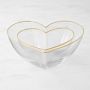 Heart 2-Piece Glass Serving Bowl Set