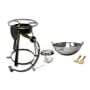 King Kooker Outdoor Cooker Package with Stainless-Steel Wok
