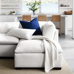 Laguna 3-Piece L-Shape Chaise Sectional with Ottoman (114&quot;-118&quot;)