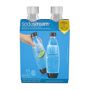 SodaStream 1L Slim Dishwasher Safe Bottles Twin Pack