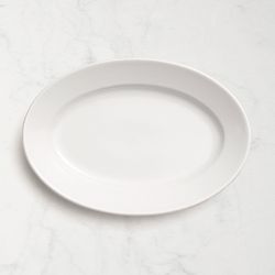 Apilco Porcelain Steak Plates, Set of 2