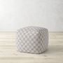 Checkered Ottoman (22&quot;)