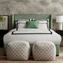 Checkered Ottoman (22&quot;)