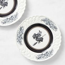 Spooky Soir&#233;e Salad Plates, Set of 4